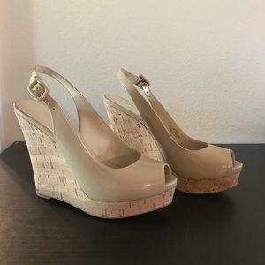 Nine West Slingback Wedges